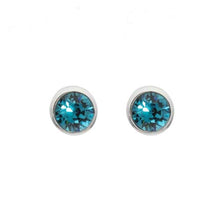 Load image into Gallery viewer, Rhodium Stud Earrings
