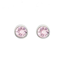 Load image into Gallery viewer, Rhodium Stud Earrings
