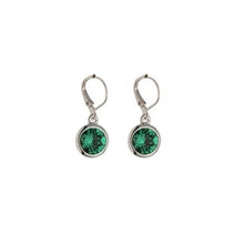 Load image into Gallery viewer, Merx Modern Rhodium French Hook Dangle Earrings
