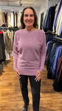 Load image into Gallery viewer, Casa Donna Sparkle Embellished Dolman Sleeve Sweater in Black, Grey or Soft Mauve
