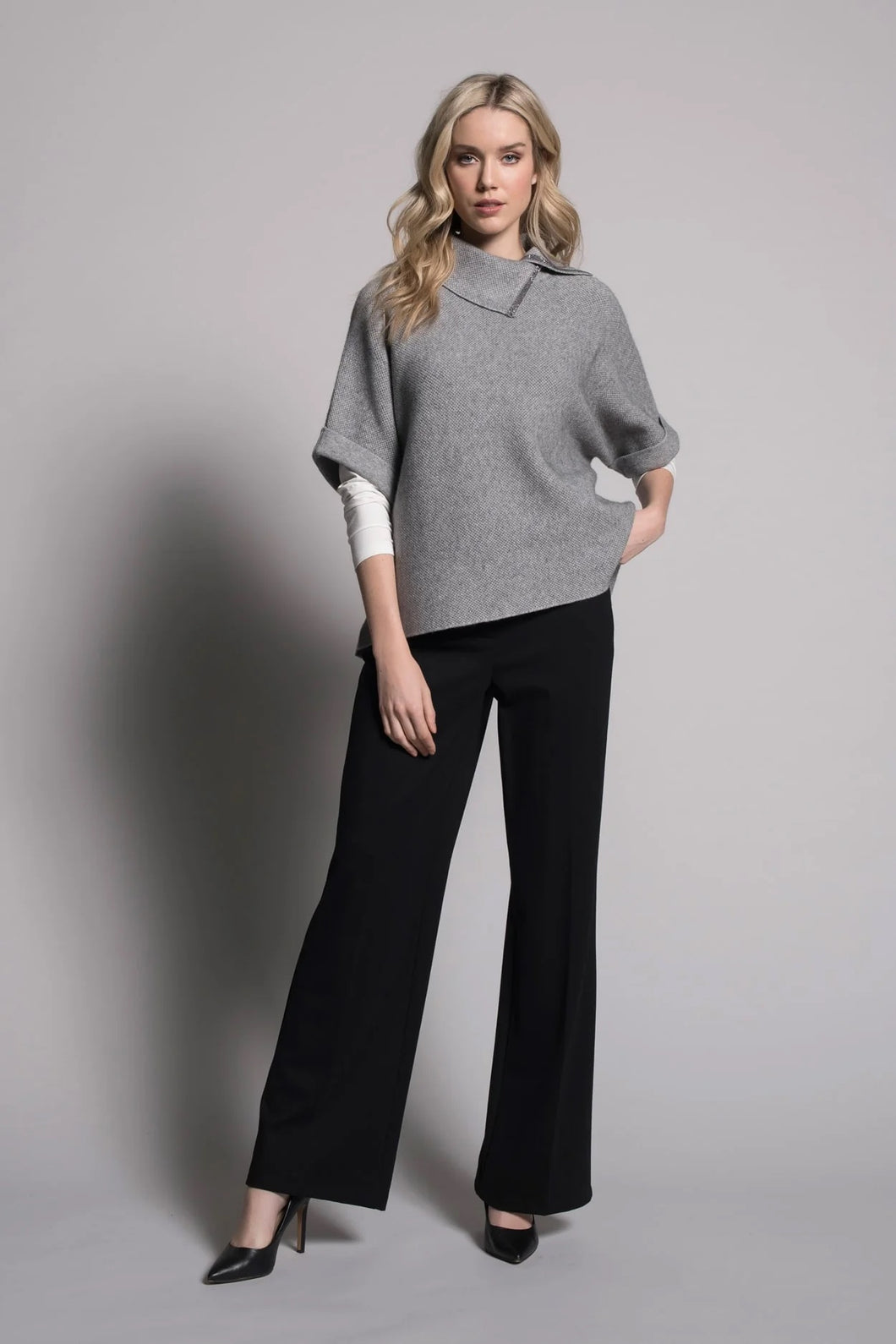 Picadilly Black Pull On Wide Leg Pants