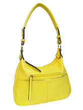 Load image into Gallery viewer, B.lush Lemon Hobo Bag with Front Zip
