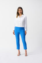 Load image into Gallery viewer, Joseph Ribkoff Pull On Crop Pant in Coastal Blue
