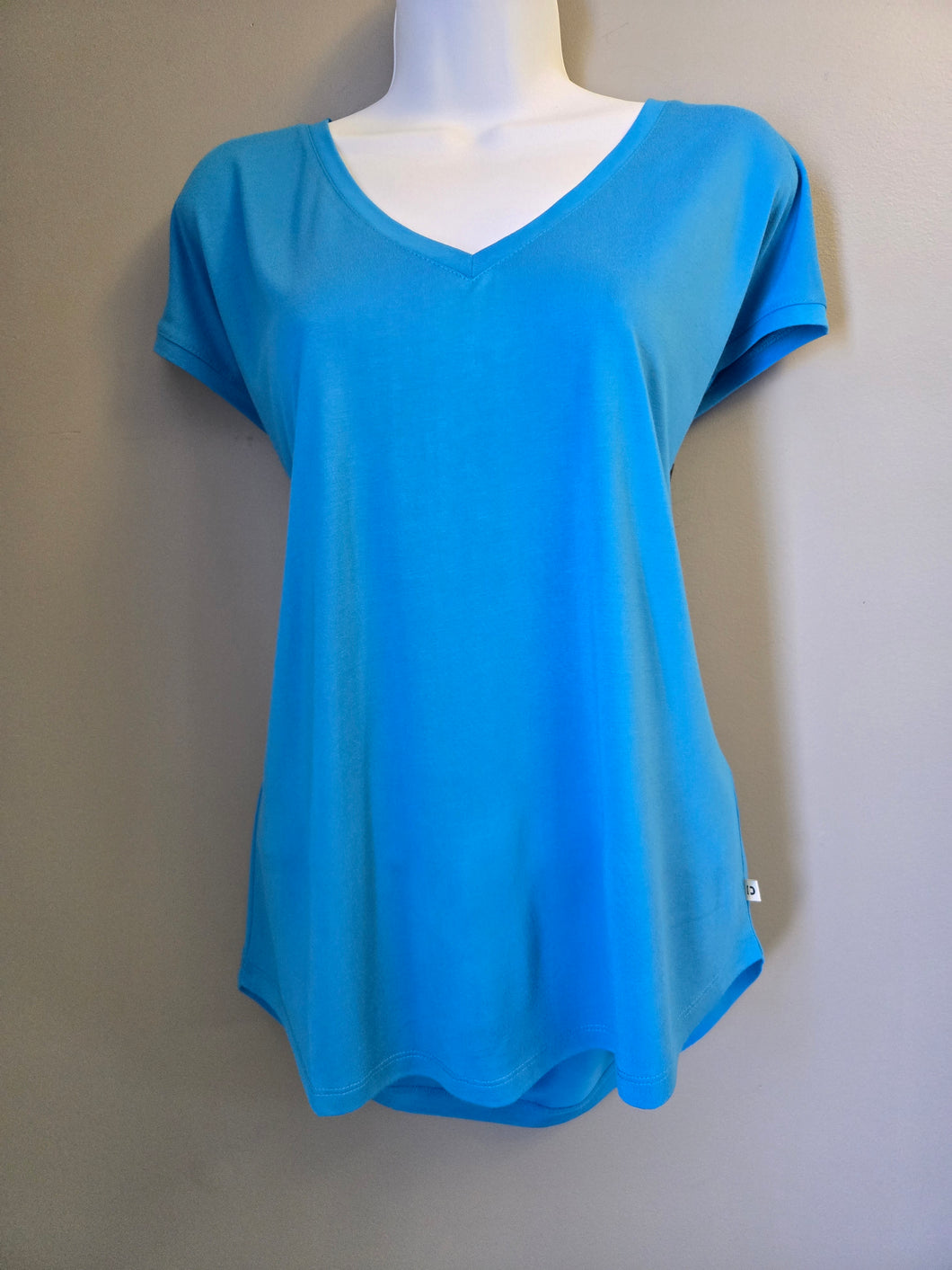 Tom Tailor Florida Blue V-Neck Short Sleeve Tee