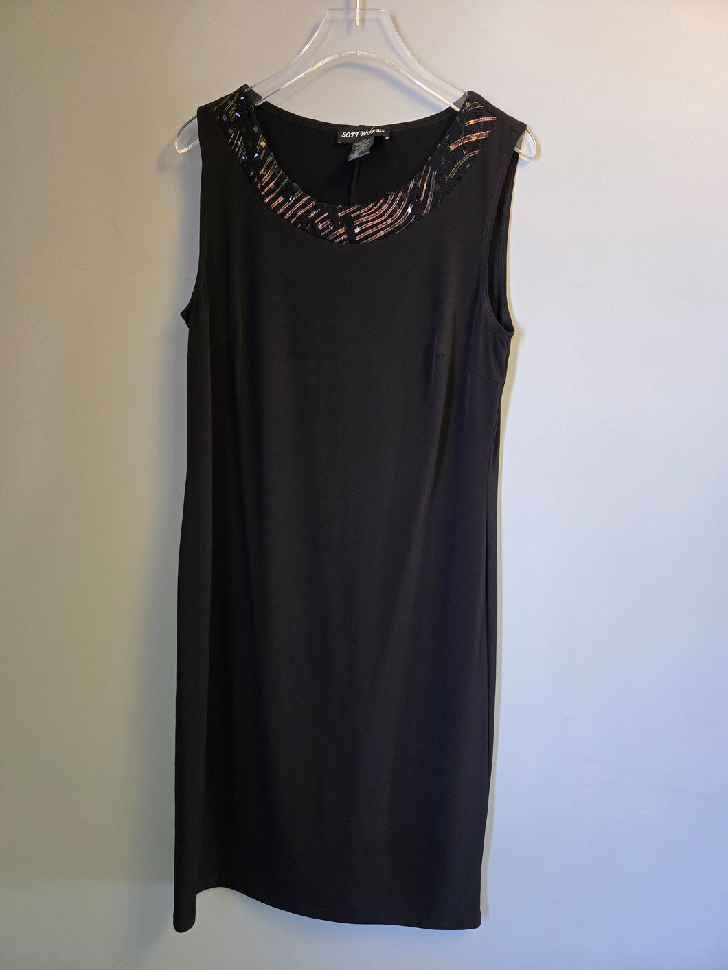 Soft Works Copper & Gold Round Neck Dress