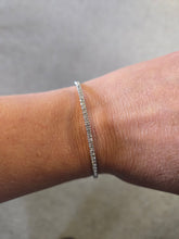 Load image into Gallery viewer, Merx Sofistica Rhodium Bangle Bracelet
