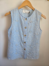 Load image into Gallery viewer, Azalea Eyelet Sleeveless Top
