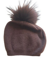 Load image into Gallery viewer, Evelyn Beanie with Fur
