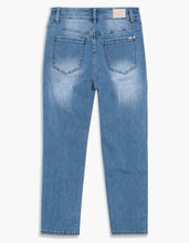 Load image into Gallery viewer, Lois Georgia 7/8 Medium Bleach Mid-High Waist Skinny Leg Cropped Jean
