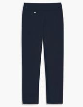 Load image into Gallery viewer, Lois Lindy Regular Waist Navy Pull On Straight Leg Pant
