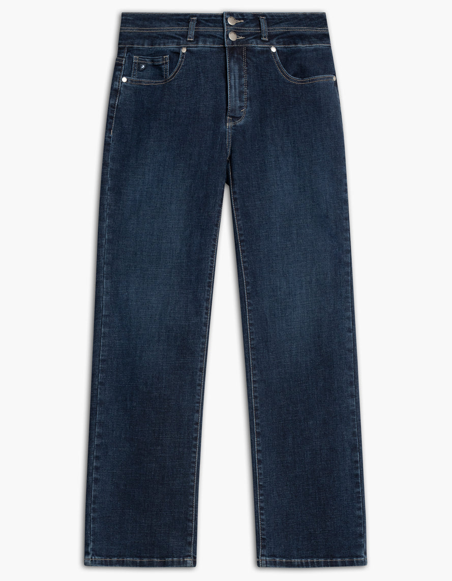 Lois Darkstone Georgia Wide Mid-High Waist Wide Leg Jeans