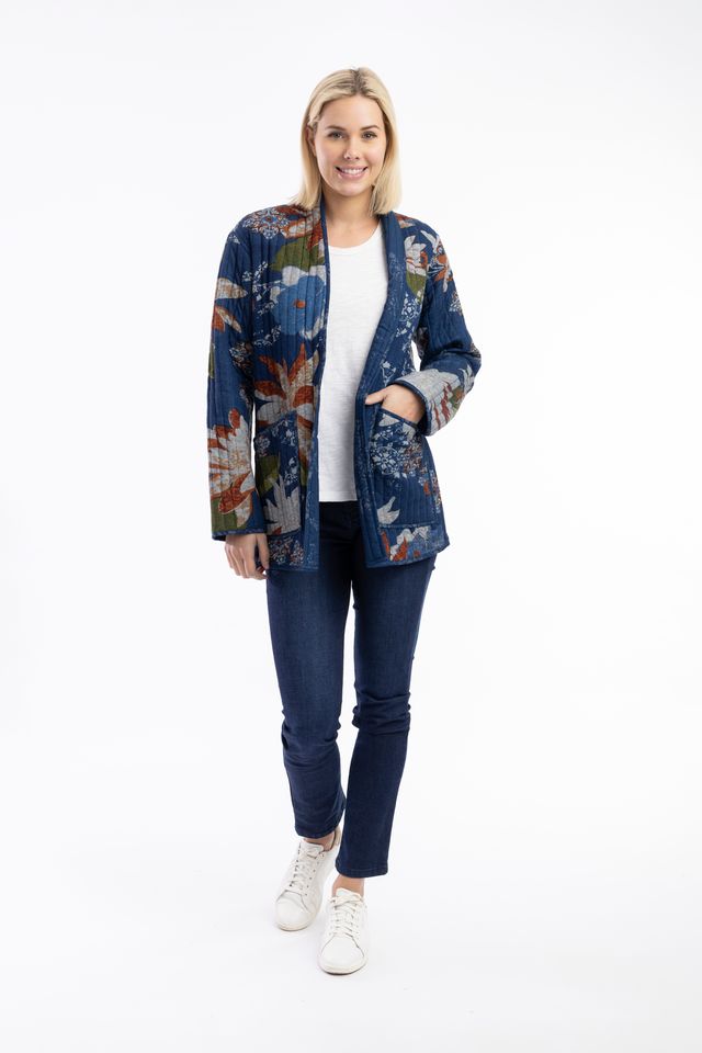 Orientique Dancing Queen Reversible Printed Coat