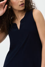 Load image into Gallery viewer, Joseph Ribkoff Midnight Blue V-Neck Sleeveless Top

