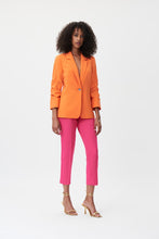Load image into Gallery viewer, Joseph Ribkoff Dazzle Pink Stretch Woven Twill Cropped Pants
