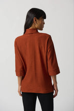 Load image into Gallery viewer, Joseph Ribkoff Tandoori Black Cowl-Collar Boxy Sweater
