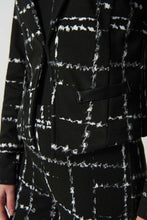 Load image into Gallery viewer, Joseph Ribkoff Black Multi Plaid Jacket
