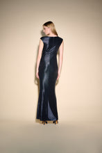 Load image into Gallery viewer, Joseph Ribkoff Midnight Blue Cap Sleeve Maxi Dress
