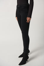 Load image into Gallery viewer, Joseph Ribkoff Black Classic Slim-Fit Denim Jeans
