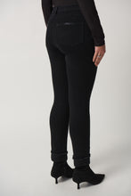 Load image into Gallery viewer, Joseph Ribkoff Black Classic Slim-Fit Denim Jeans
