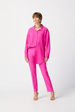 Load image into Gallery viewer, Joseph Ribkoff Ultra Pink Lux Twill Slim Fit Pull-On Pants
