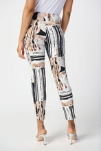 Load image into Gallery viewer, Joseph Ribkoff Vanilla Multi Patchwork Print Cropped Pants
