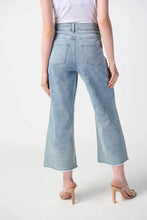 Load image into Gallery viewer, Joseph Ribkoff Blue Culotte Jeans with Embellished Front Seam
