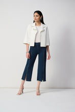 Load image into Gallery viewer, Joseph Ribkoff Blue Culotte Jeans with Embellished Front Seam
