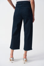 Load image into Gallery viewer, Joseph Ribkoff Blue Culotte Jeans with Embellished Front Seam
