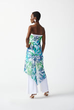 Load image into Gallery viewer, Joseph Ribkoff Vanilla Multi Mesh And Silky Knit Tropical Print Jumpsuit
