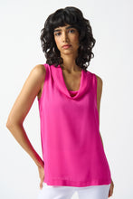 Load image into Gallery viewer, Joseph Ribkoff Georgette Sleeveless Cowl Neck Top

