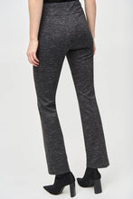 Load image into Gallery viewer, Joseph Ribkoff Black &amp; Grey Heavy Knit Houndstooth Print Pull On Pant
