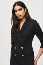 Load image into Gallery viewer, Joseph Ribkoff Black Scuba Crepe Blazer Dress
