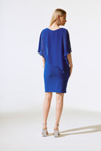 Load image into Gallery viewer, Joseph Ribkoff Royal Sapphire Novelty And Chiffon Layered Dress
