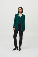 Load image into Gallery viewer, Joseph Ribkoff Absolute Green 2 Piece Tunic Silky Knit Cover-Up and Cami Set
