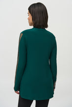 Load image into Gallery viewer, Joseph Ribkoff Absolute Green 2 Piece Tunic Silky Knit Cover-Up and Cami Set
