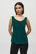 Load image into Gallery viewer, Joseph Ribkoff Absolute Green 2 Piece Tunic Silky Knit Cover-Up and Cami Set
