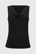 Load image into Gallery viewer, Joseph Ribkoff Silky Knit Cowl Neck Camisole in Black or Lipstick Red
