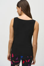 Load image into Gallery viewer, Joseph Ribkoff Silky Knit Cowl Neck Camisole in Black or Lipstick Red
