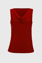 Load image into Gallery viewer, Joseph Ribkoff Silky Knit Cowl Neck Camisole in Black or Lipstick Red
