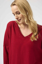 Load image into Gallery viewer, Joseph Ribkoff Black Sequined Sweater Knit Boxy Top
