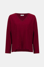 Load image into Gallery viewer, Joseph Ribkoff Black Sequined Sweater Knit Boxy Top
