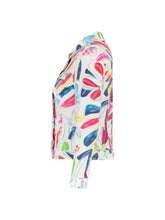 Load image into Gallery viewer, Dolcezza &quot;Tropical Trace II&quot; Multi-Colour Print Button Front Jacket
