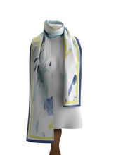 Load image into Gallery viewer, Dolcezza “Turquoise Bloom” Multi-Colour Print Scarf
