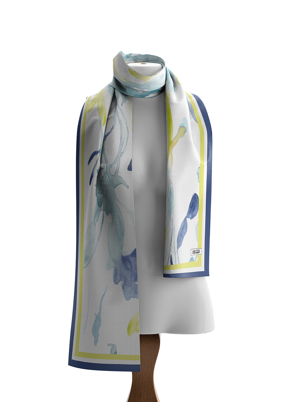 Dolcezza “Turquoise Bloom” Multi-Colour Print Scarf