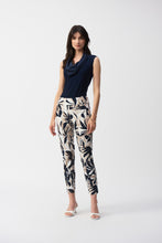 Load image into Gallery viewer, Joseph Ribkoff Vanilla Multi Millennium Tropical Print Slim Fit Pants
