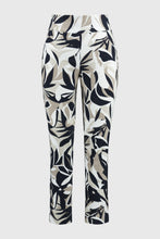 Load image into Gallery viewer, Joseph Ribkoff Vanilla Multi Millennium Tropical Print Slim Fit Pants
