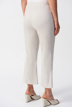 Load image into Gallery viewer, Joseph Ribkoff Grey White Geometric Jacquard Flared Pull-on Pants
