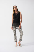 Load image into Gallery viewer, Joseph Ribkoff Vanilla Multi Millennium Abstract Print Slim Fit Pants
