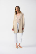 Load image into Gallery viewer, Joseph Ribkoff Scuba Suede Straight Jacket in Geranium or Parchment
