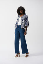 Load image into Gallery viewer, Joseph Ribkoff Denim Medium Blue Goldie Classic Wide-Leg Stretch Jeans
